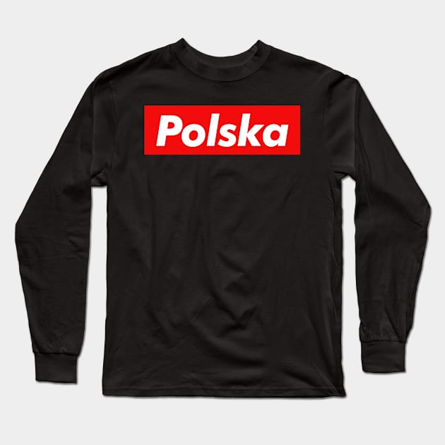 Polska Long Sleeve T-Shirt by monkeyflip